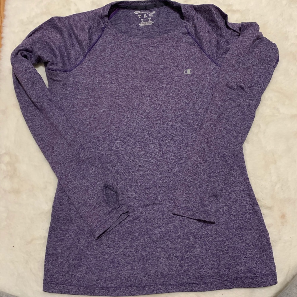 Champion workout top with thumb holes